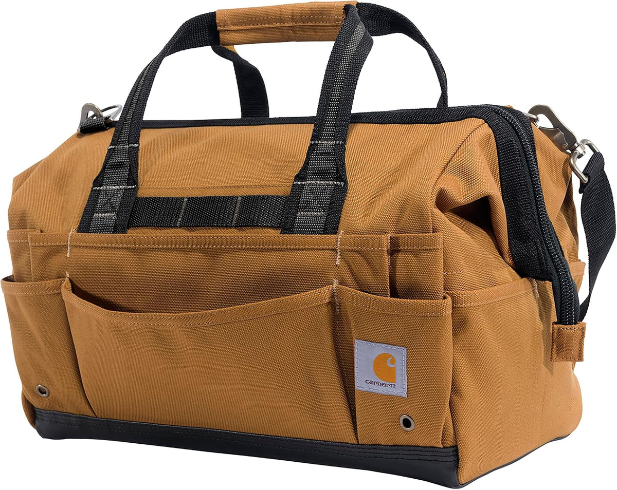  Carhartt Onsite Sac à Outils Durable, Résistant à L'eau, Sac De Rangement Pour Outils, Lourd, 40,6 Cm, 30 Poches, Noir