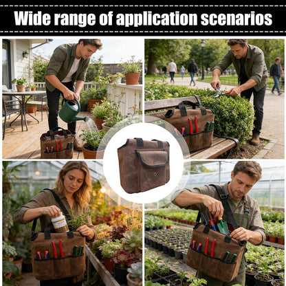  Sac De Jardin, Sac De Transport Avec Poignée Renforcée Et Plusieurs Poches, Organisateur D'outils De Jardin, Pour Débutants, Amateurs, Paysagistes, Hommes Et Femmes, Jardinage En Plein Air
