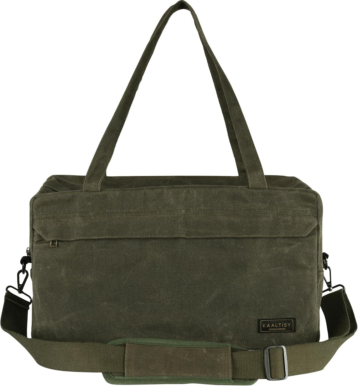  Sac Fourre-tout à Outils, 473,6 G En Toile Cirée Avec 7 Poches Et Bandoulière – Pour électricien, Entrepreneur, Réparateur, Porte-outils De Jardin Multifonction Avec Poignée Portable, Vert Kaki