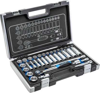  Hogert Technik Kit D'outils HT1R480 5.7kg Acier Chrome-vanadium