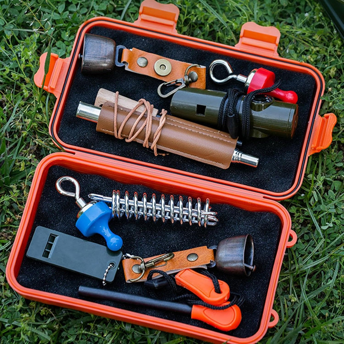 GENERIC Boîte De Rangement Pour Fournitures De Camping, Boîte à Outils De Survie En Plein Air, Grand Récipient Scellé Résistant Aux Chocs Et à La Pression Pour Un Usage Domestique