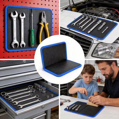  Tapis Magnétique à Outils - Avec Aimants Puissants - Tapis Porte-Outils Magnétique Flexible | Pour Garage Maison Voiture Auto Bricolage Électronique Clés Tournevis Boulons