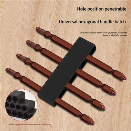  Boîte De Rangement Pour Accessoires De Conducteur De 6,35 Mm Pour Organisation Des Outils, Design Léger Et Pratique, Bandes De Gestion D'embouts D'outils Professionnels