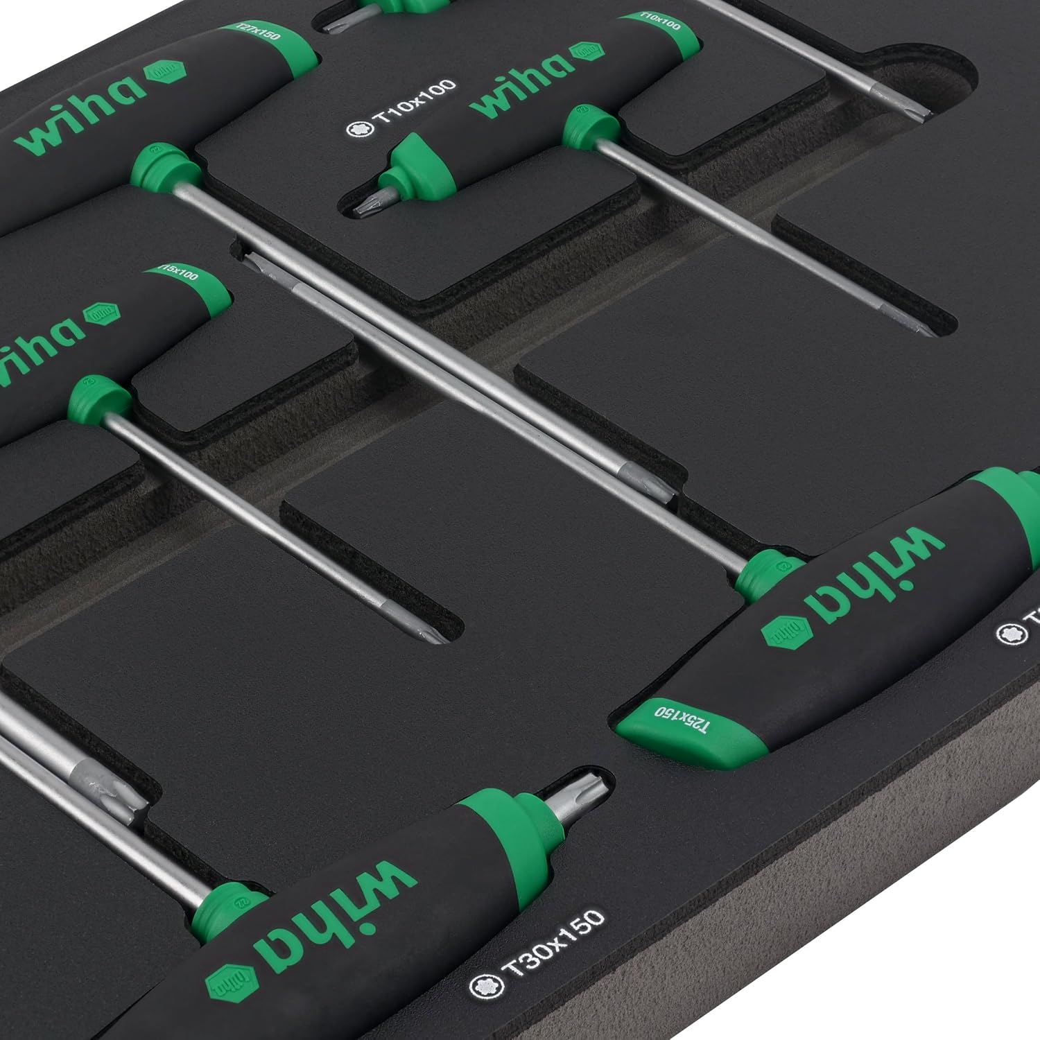  Wiha 36489 Lot De 7 Plateaux SoftGrip Dual Drive Torx Avec Poignée En T