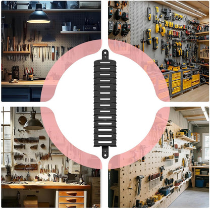  Générique Porte-Clés à Outils,Organisateur Mural De Rangement Pour Outils | Support Réglable Pour Atelier Garage Et