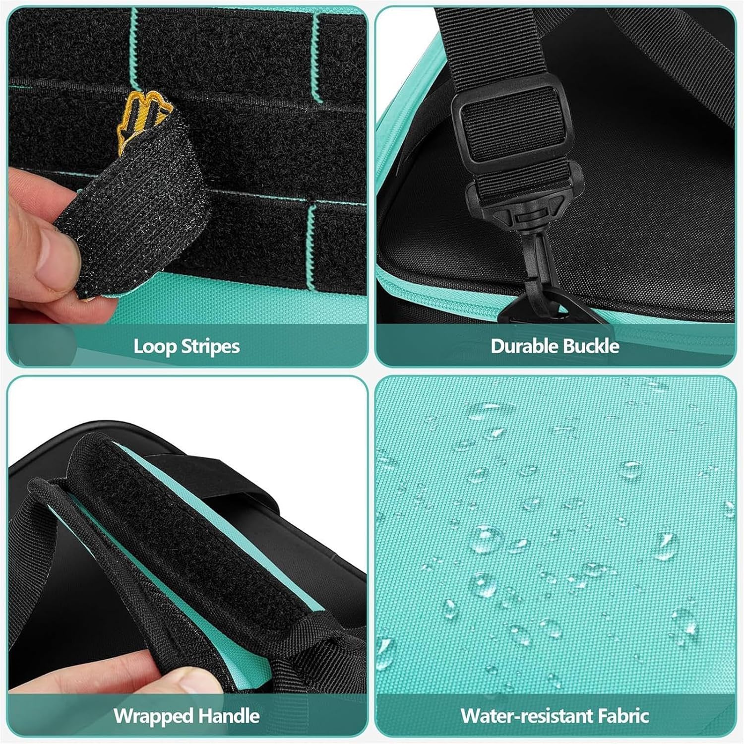GENERIC Sac à Outils Fourre-tout | Étui De Rangement Portable En Tissu Oxford | Sacs à Outils Robustes Avec Poignées | Pour Le Travail De Jardin, électricien, Charpentier, Université, Dortoir, Voyage