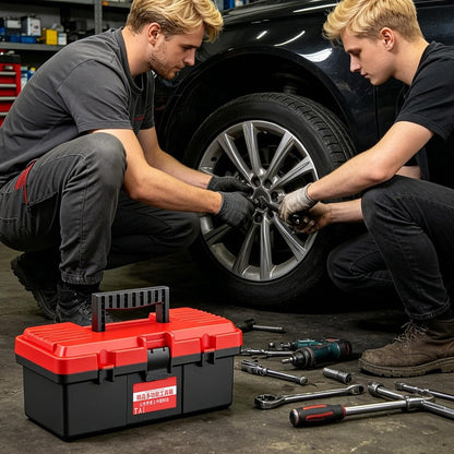  Boîte à Outils Manuelle - Portable Compacte À Accès Facile Avec Poignée Robuste,Rangement D'Outils Pour Entretien Et Bricolage Domestique | Pour Voiture Maison Bureau Atelier Garage Voyages