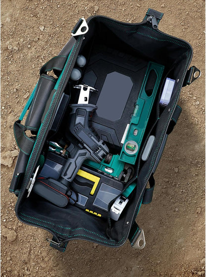  Sac à Outils De 40,6/45,7/58,4 Cm Avec Bandoulière Réglable, Sac De Rangement Pour Outils De Grande Capacité