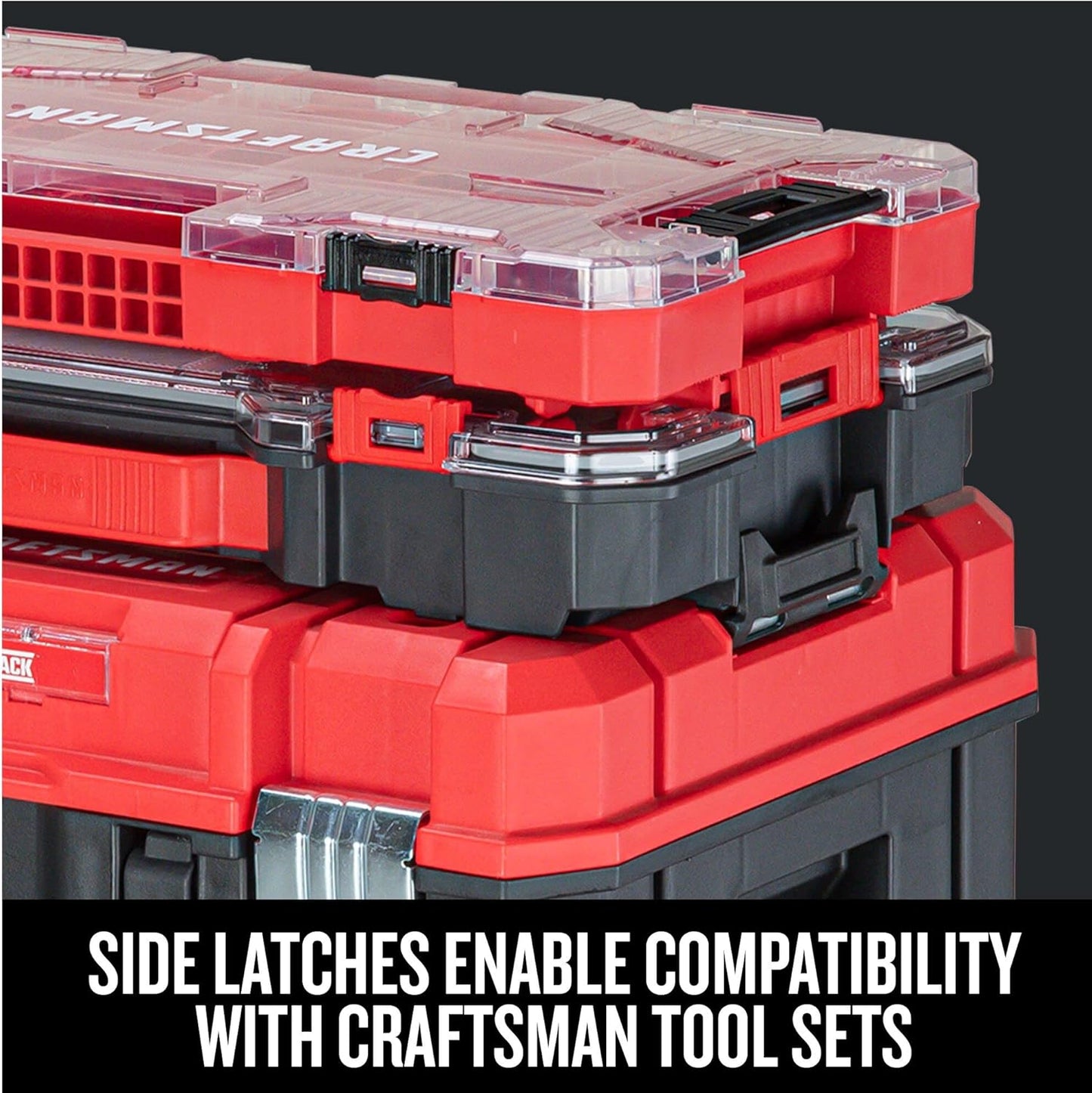  Craftsman Versastack CMST17828 Organiseur En Plastique Pour Petites Pièces 20 Compartiments, Rangement