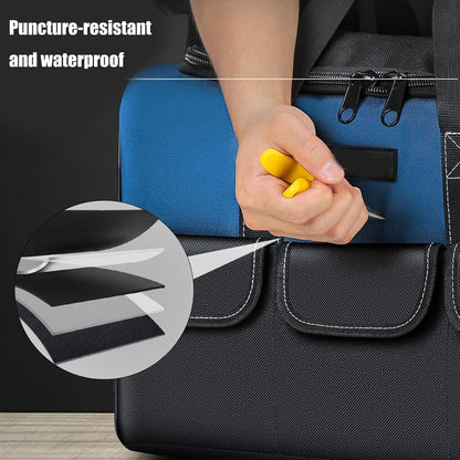  Sac De Rangement Pour Outils Industriel, Avec Poignées Renforcées, Imperméable Pour Mécaniciens, Entrepreneurs Et Outils De Maintenance En Tissu