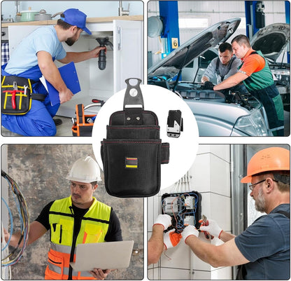 GENERIC Petite Pochette à Outils – Rangement à Dégagement Rapide Pour Outils D'électricien – Porte-outils Pour Pinces, Marteaux, Réparations électriques, Plomberie, Entretien, Travail Du Bois, Construction