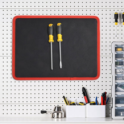  Support à Outils Magnétique Pour Réparation De Voiture Avec Support De Vis Sécurisé De Couleur Rouge Et Noire Pour Garage, Atelier (L)