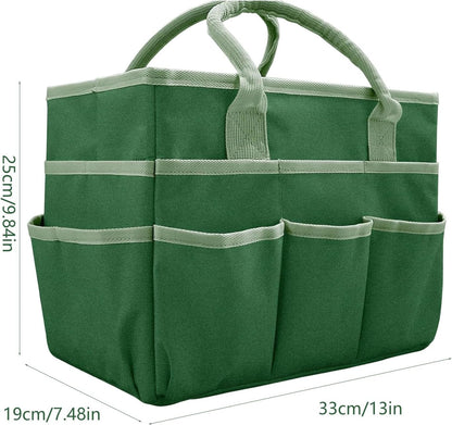  Sac à Outils Pliable En Tissu Polyester Et Poignées De Transport Renforcées, Sac à Outils Artistiques à Compartiments Multiples