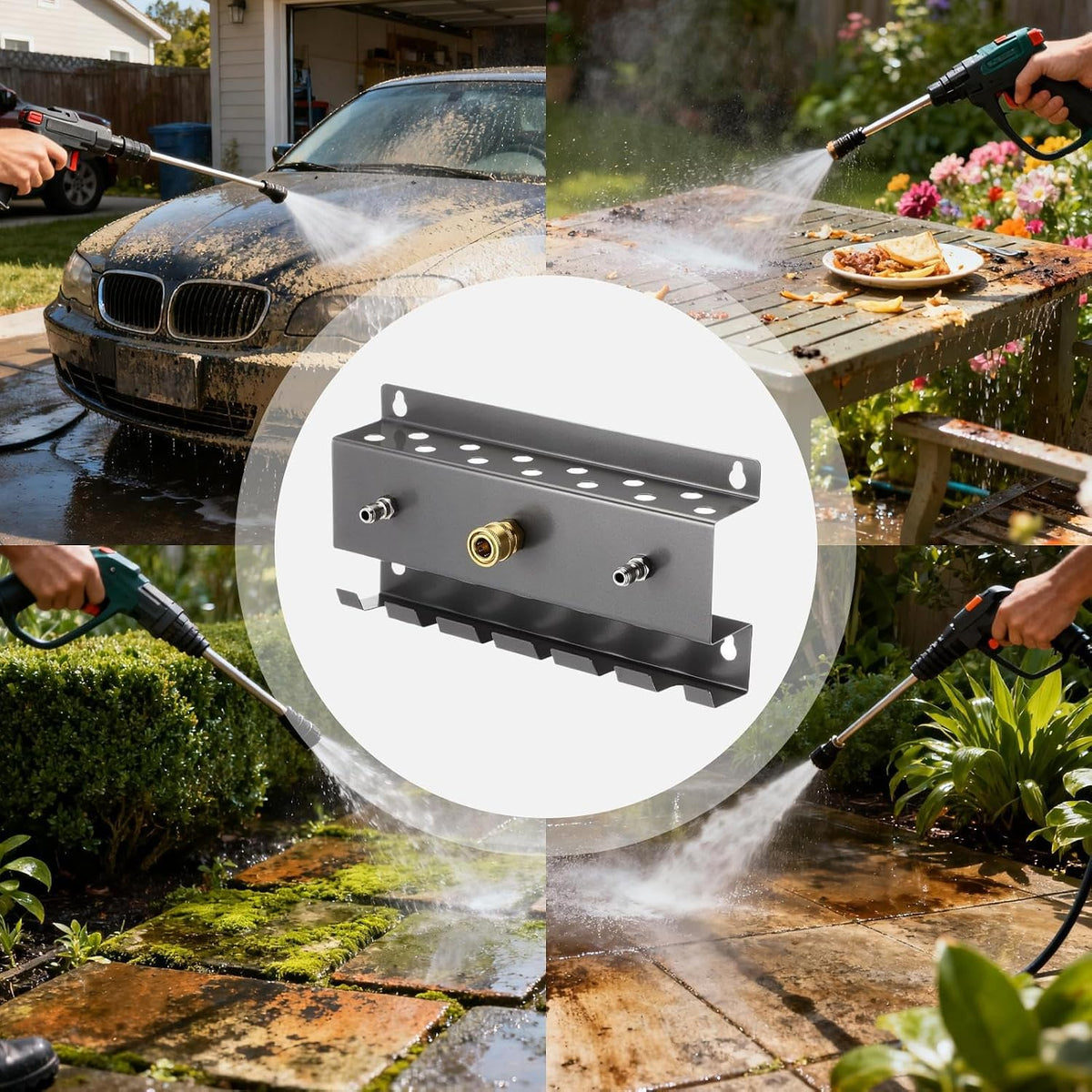  Support Pour à Mousse - Rangement Outils Lavage Auto - Porte-Outils De Nettoyage Automobile | Pour Camping-cars, Camions, Berlines, VUS, Atelier, Professionnels Et