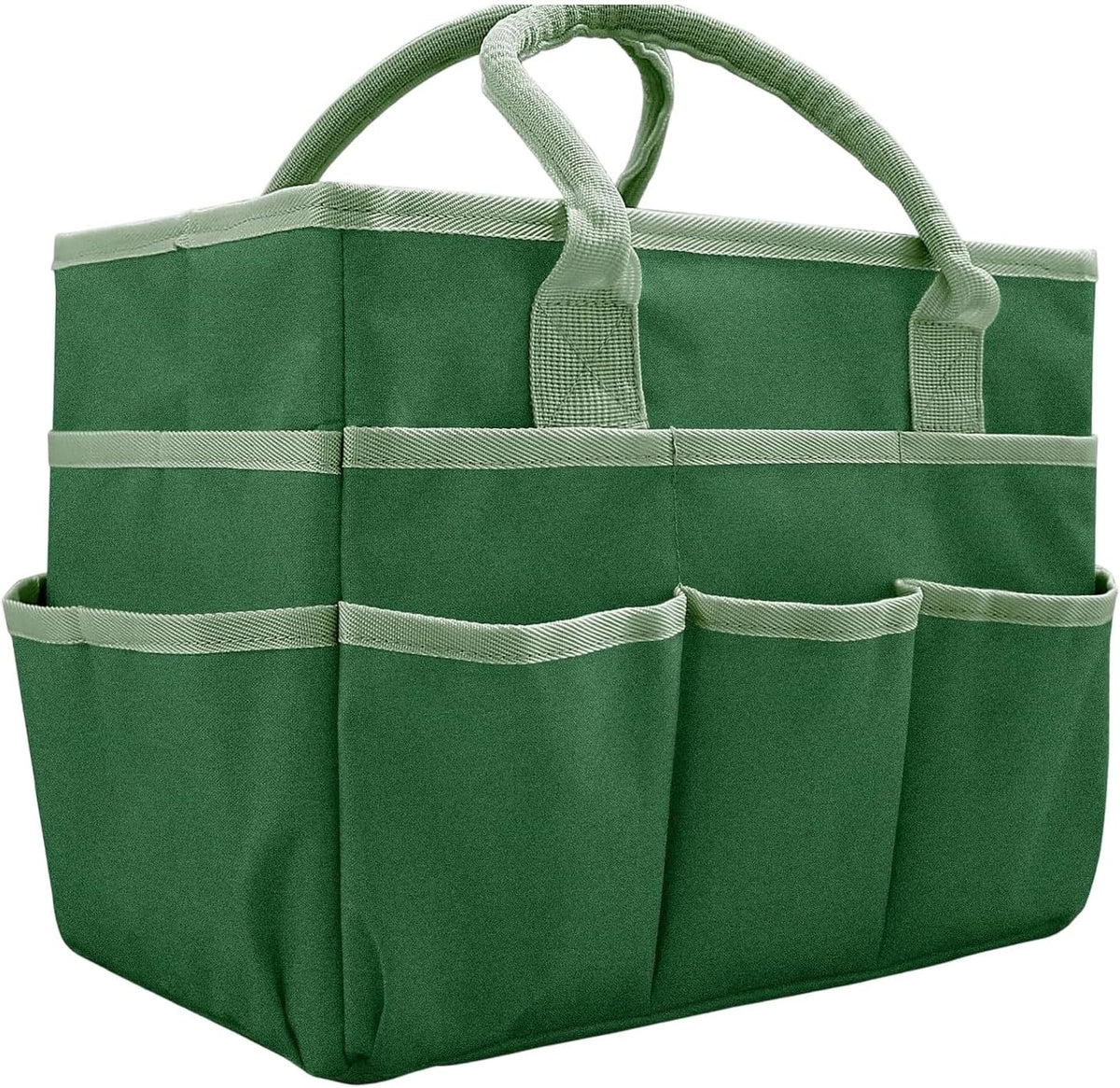  Sac à Outils Pliable En Tissu Polyester Et Poignées De Transport Renforcées, Sac à Outils Artistiques à Compartiments Multiples