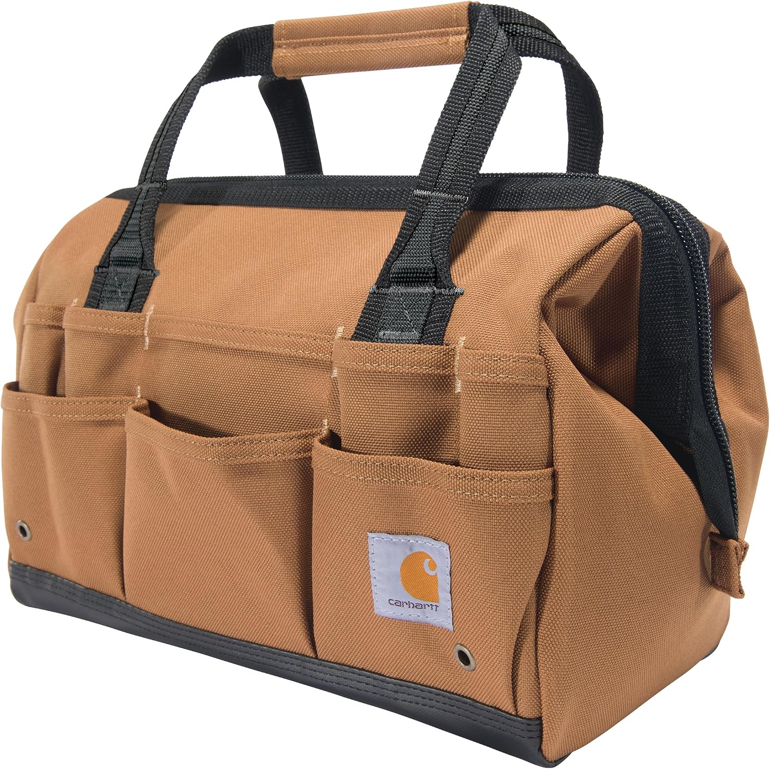 Carhartt Onsite Sac à Outils Durable, Résistant à L'eau, Sac De Rangement Pour Outils, Lourd, 40,6 Cm, 30 Poches, Noir