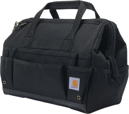  Carhartt Onsite Sac à Outils Durable, Résistant à L'eau, Sac De Rangement Pour Outils, Lourd, 40,6 Cm, 30 Poches, Noir